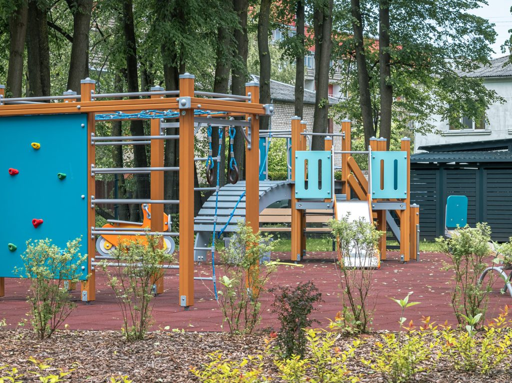 Nīcgales Spāres (Rumbulas iela 14) - Korterelamu - visuaalne