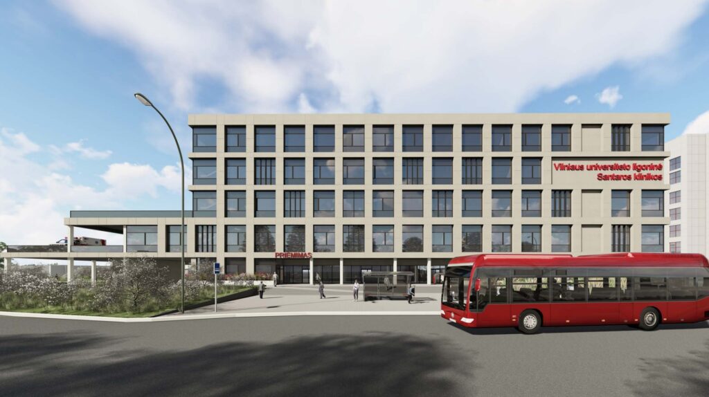 Santaros klinikų priėmimo korpusas (Santariškių g. 2) - Hospital - visualization