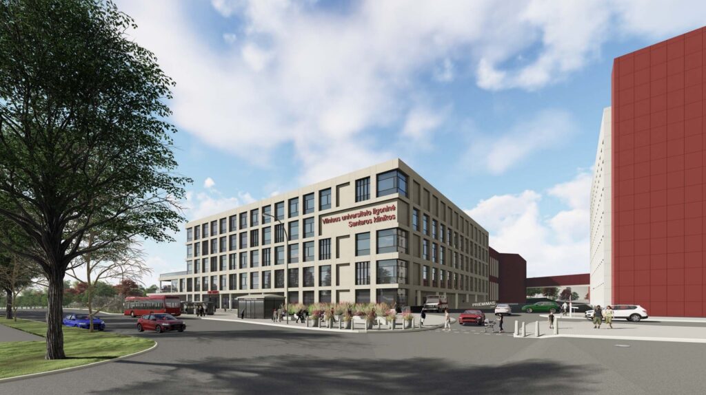 Santaros klinikų priėmimo korpusas (Santariškių g. 2) - Hospital - visualization