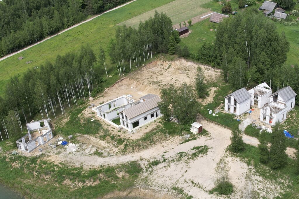 Beržų kampelis (Gluosnių g. 9A, 9B, 9C, Didžiasalio k.) - Row housing - construction photos