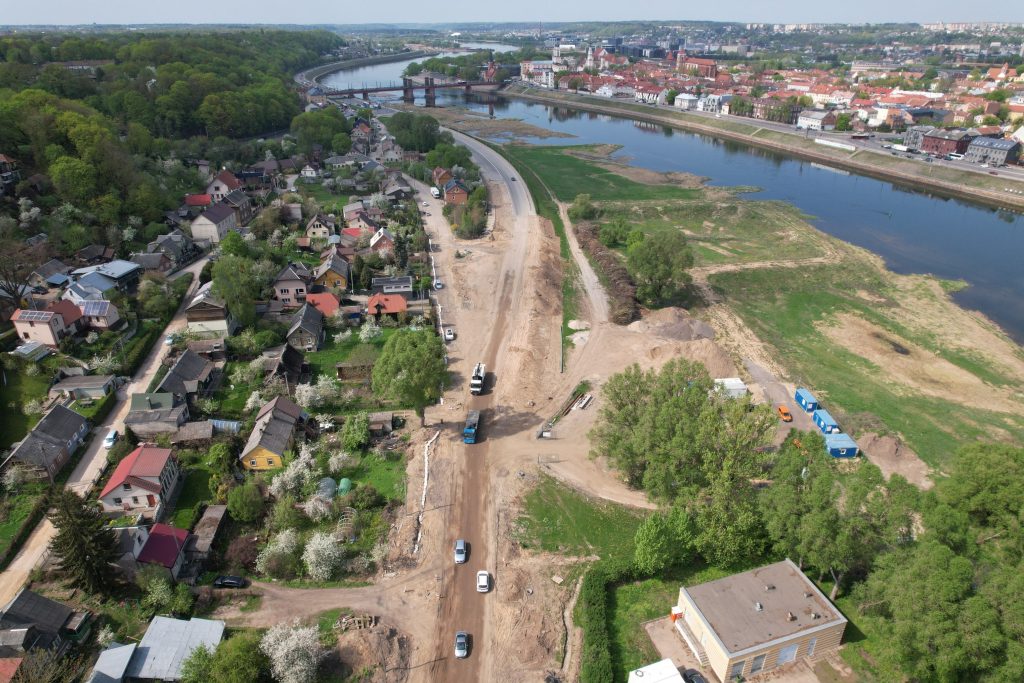 H. ir O. Minkovskių gatvė (H. ir O. Minkovskių g.) - Bike path, Street - construction photos