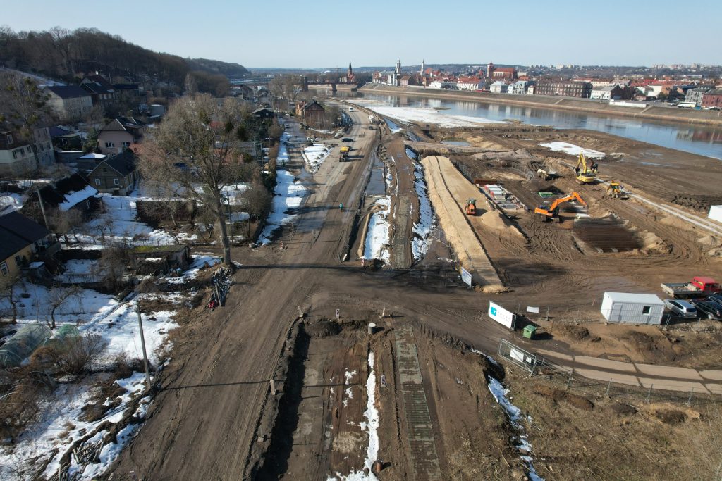 H. ir O. Minkovskių gatvė (H. ir O. Minkovskių g.) - Bike path, Street - construction photos