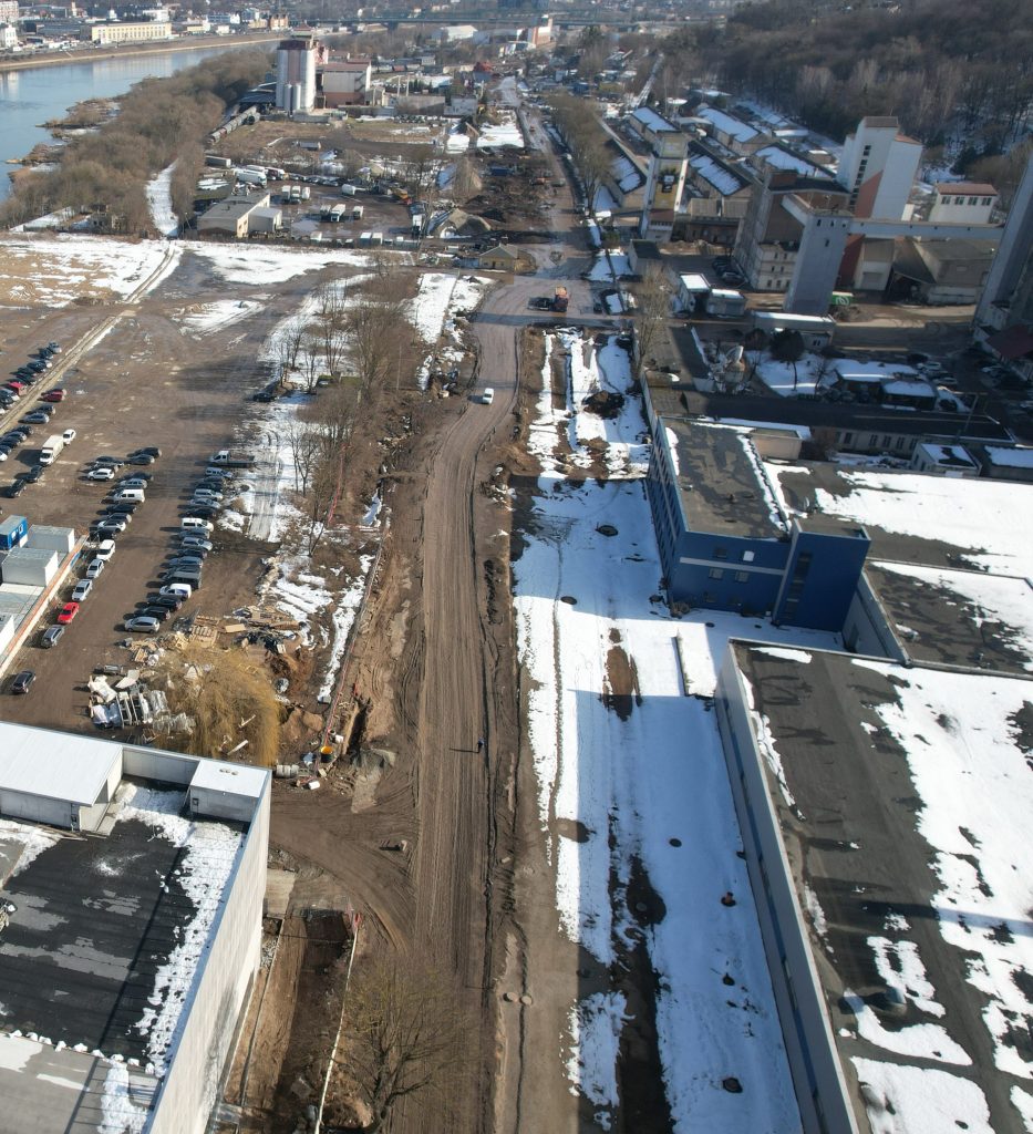 H. ir O. Minkovskių gatvė (H. ir O. Minkovskių g.) - Bike path, Street - construction photos