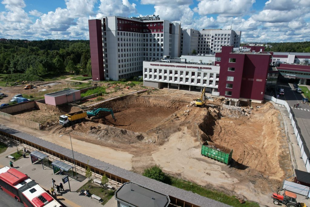 Santaros klinikų priėmimo korpusas (Santariškių g. 2) - Hospital - construction photos