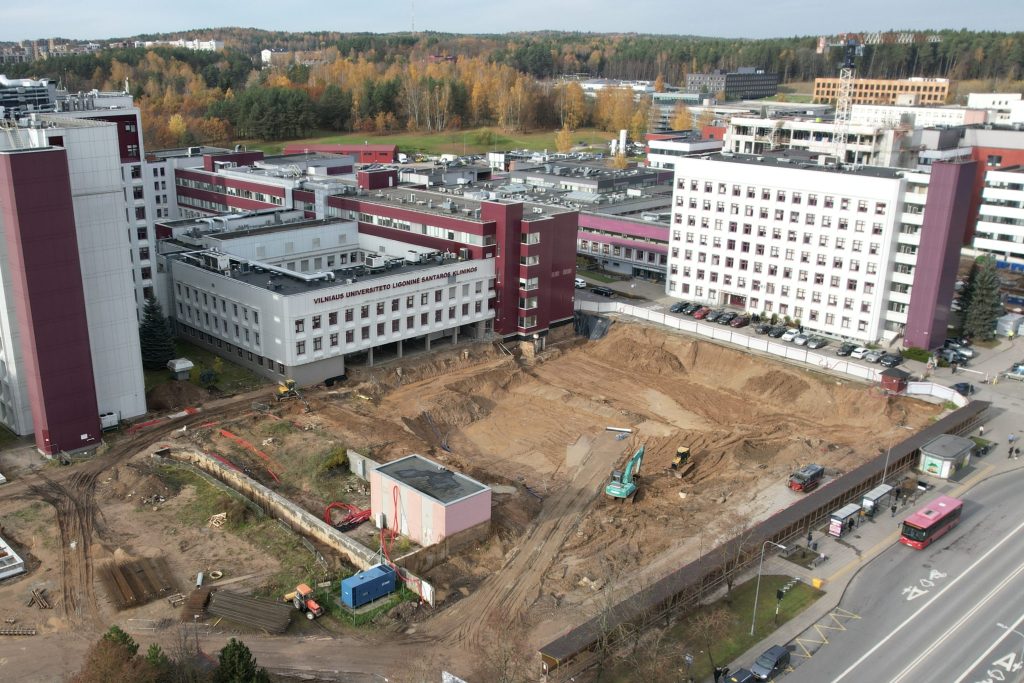 Santaros klinikų priėmimo korpusas (Santariškių g. 2) - Hospital - construction photos