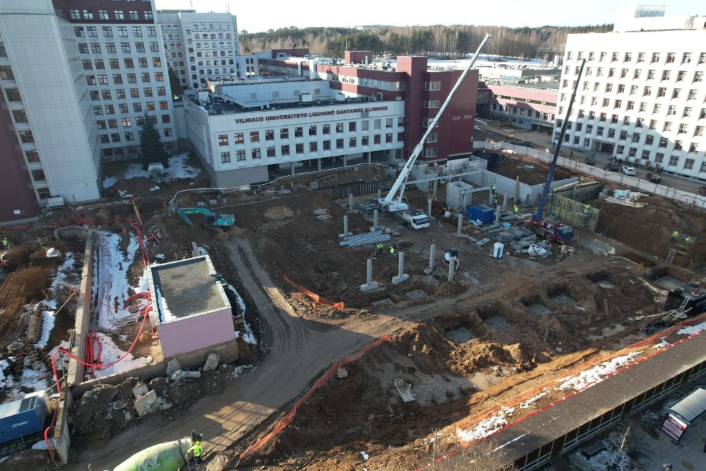 Santaros klinikų priėmimo korpusas (Santariškių g. 2) - Hospital - construction photos