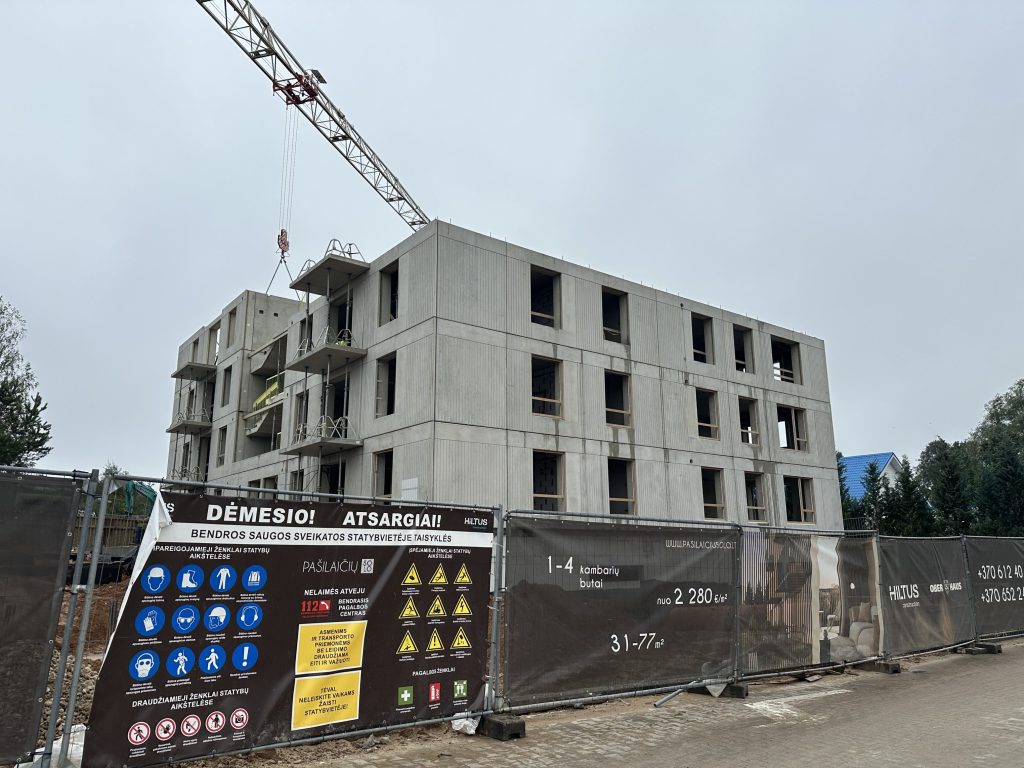 Pašilaičių SOLO (Tarandės g. 2B) - Multi apartment - construction photos