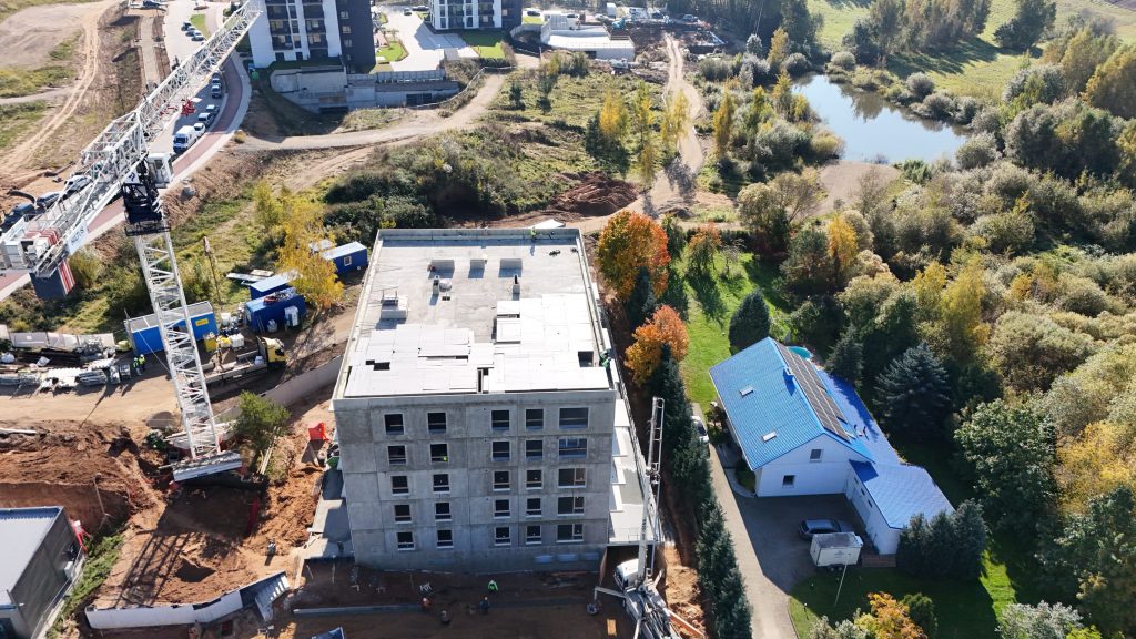 Pašilaičių SOLO (Tarandės g. 2B) - Multi apartment - construction photos