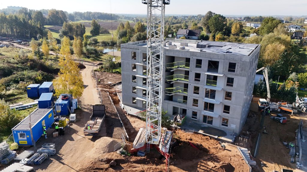Pašilaičių SOLO (Tarandės g. 2B) - Multi apartment - construction photos