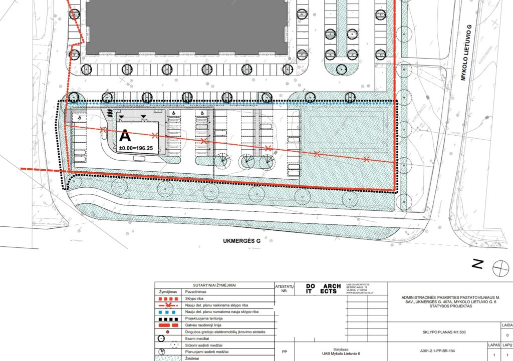 Ukmergės g. 407A, Mykolo Lietuvio g. 6 (Ukmergės g. 407A, Mykolo Lietuvio g. 6) - Office center - visualization
