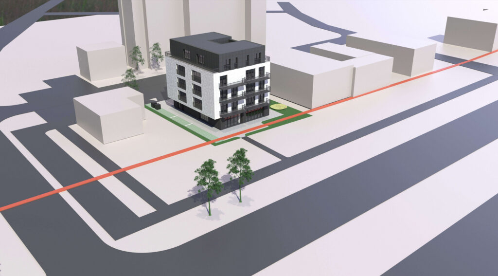 Baltų 115 (Baltų pr. 115) - Multi apartment - visualization