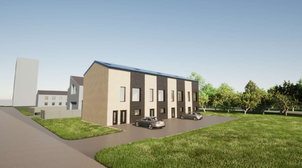 Deimės g. 10 (Deimės g. 10) - Row housing - visualization