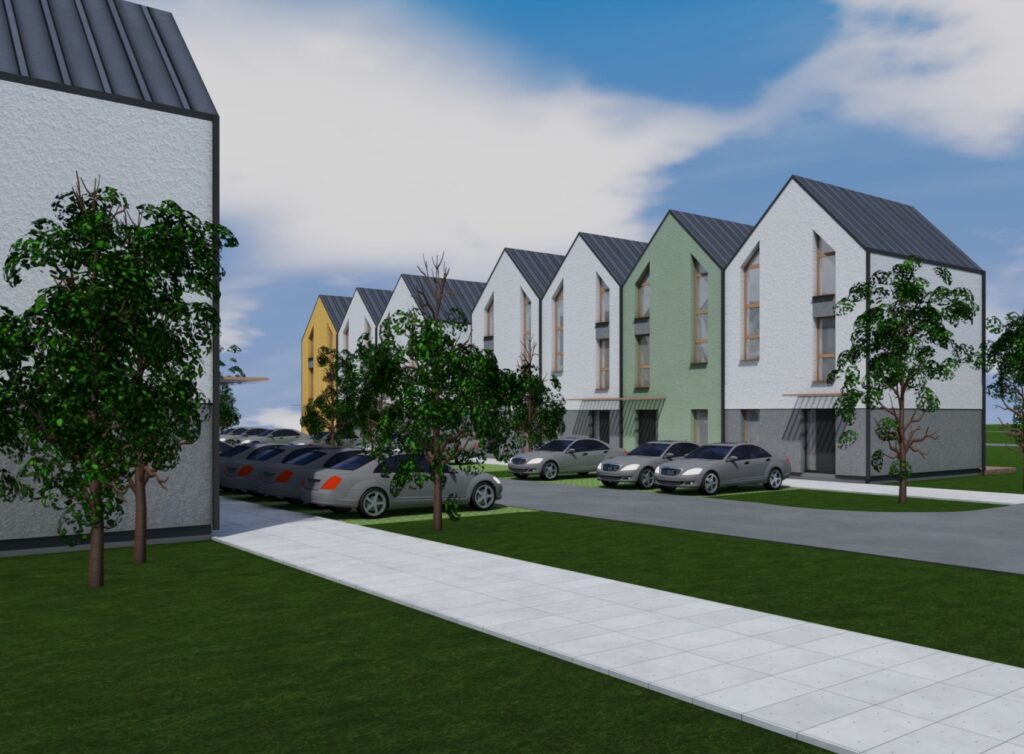 Kaributo (Kaributo g. 46) - Row housing - visualization