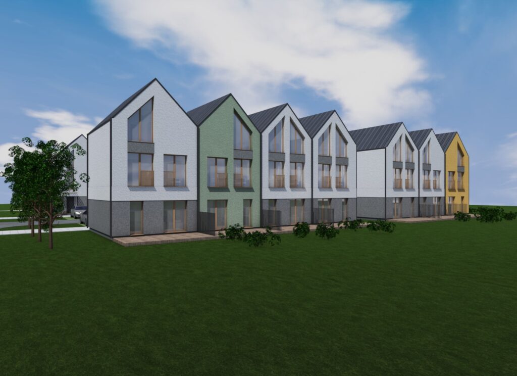 Kaributo (Kaributo g. 46) - Row housing - visualization