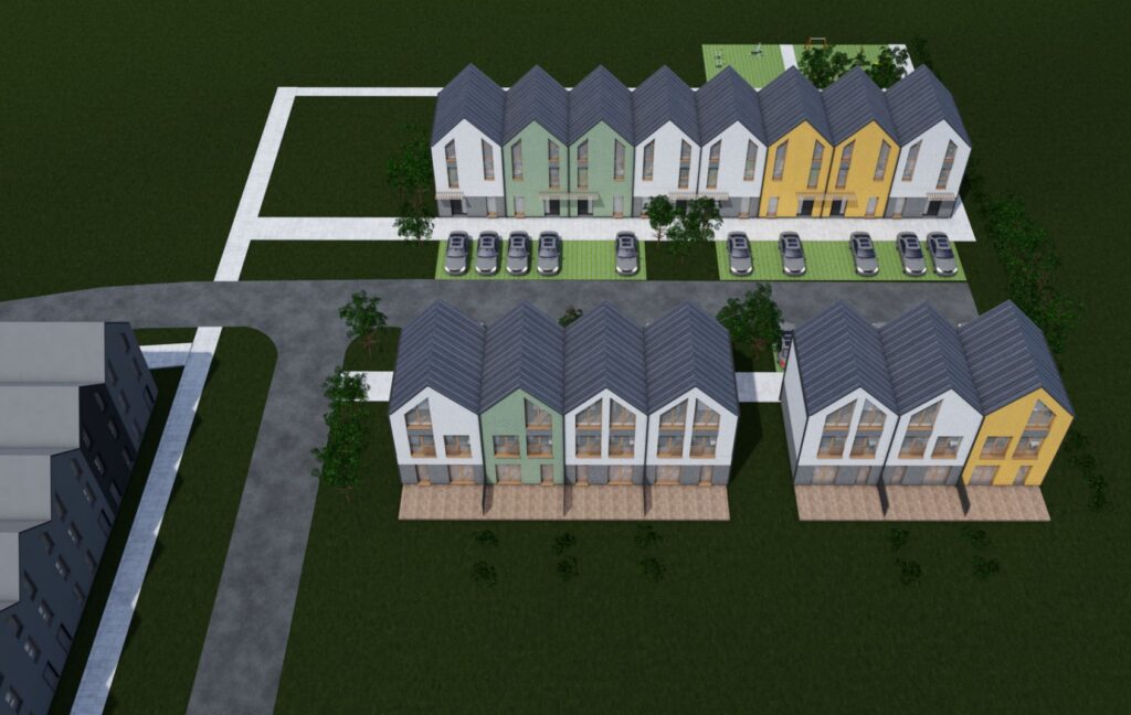 Kaributo (Kaributo g. 46) - Row housing - visualization