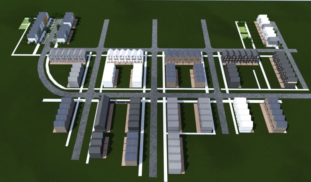 Kaributo (Kaributo g. 46) - Row housing - visualization