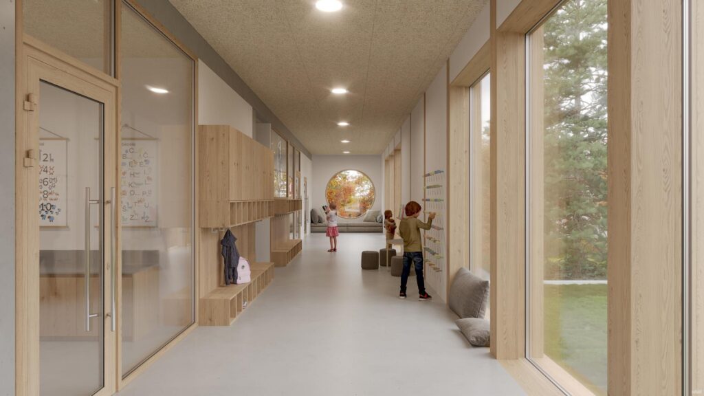 Šeškinės pradinės mokyklos rekonstrukcija (Šeškinės g. 15) - Primary and secondary education - visualization