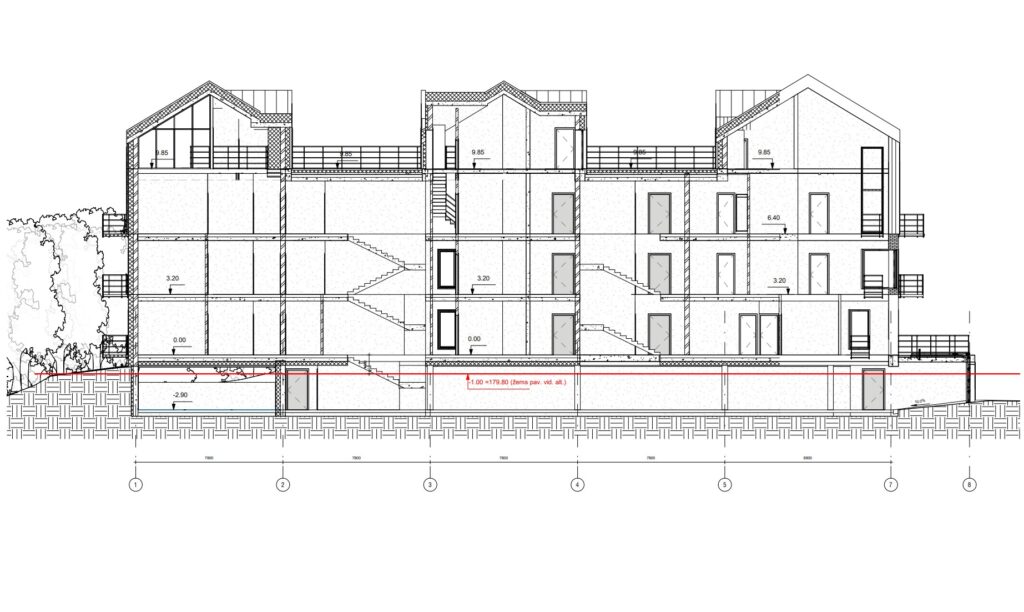 M. Počobuto g. 26 (M. Počobuto g. 26) - Multi apartment - visualization