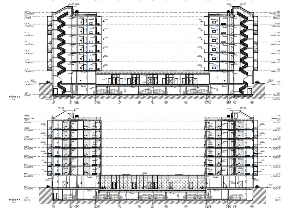 Martyno namai 5 etapas (Pajautos g. 4A) - Multi apartment - visualization