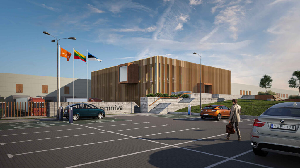 Omniva logistikos centras (Aviacijos g. 6, Karmėlavos mstl., Karmėlavos sen.) - Warehouse / Distribution center - visualization
