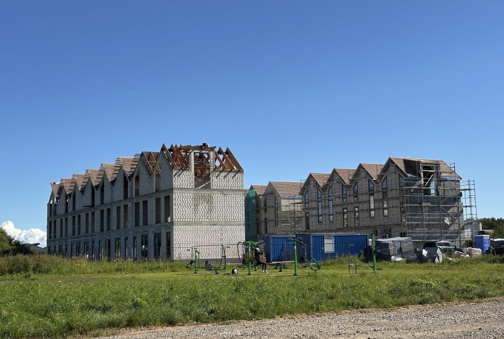 Kaributo (Kaributo g. 46) - Row housing - construction photos