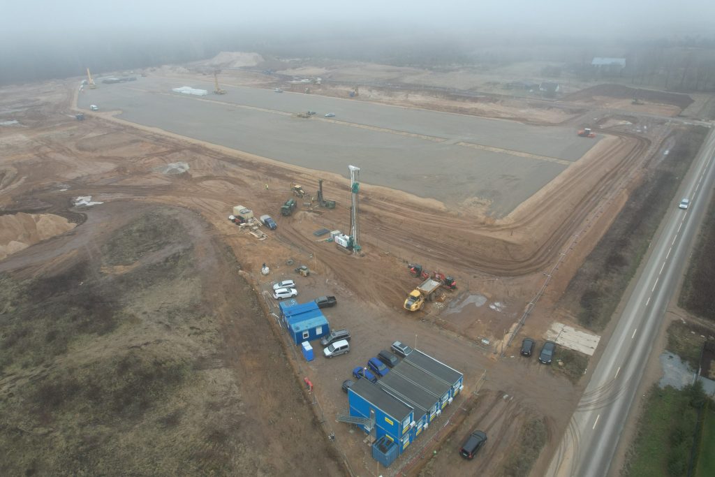 Veisiejų g. 135 (Veisiejų g. 135) - Warehouse / Distribution center - construction photos