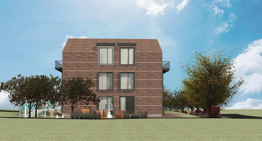 UP home 2 etapas (Paribio g. 3) - Row housing - visualization