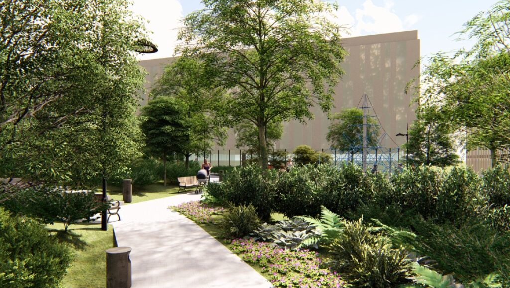 Viešoji erdvė ties Ukmergės g. 126 (Ukmergės g.) - Square - visualization