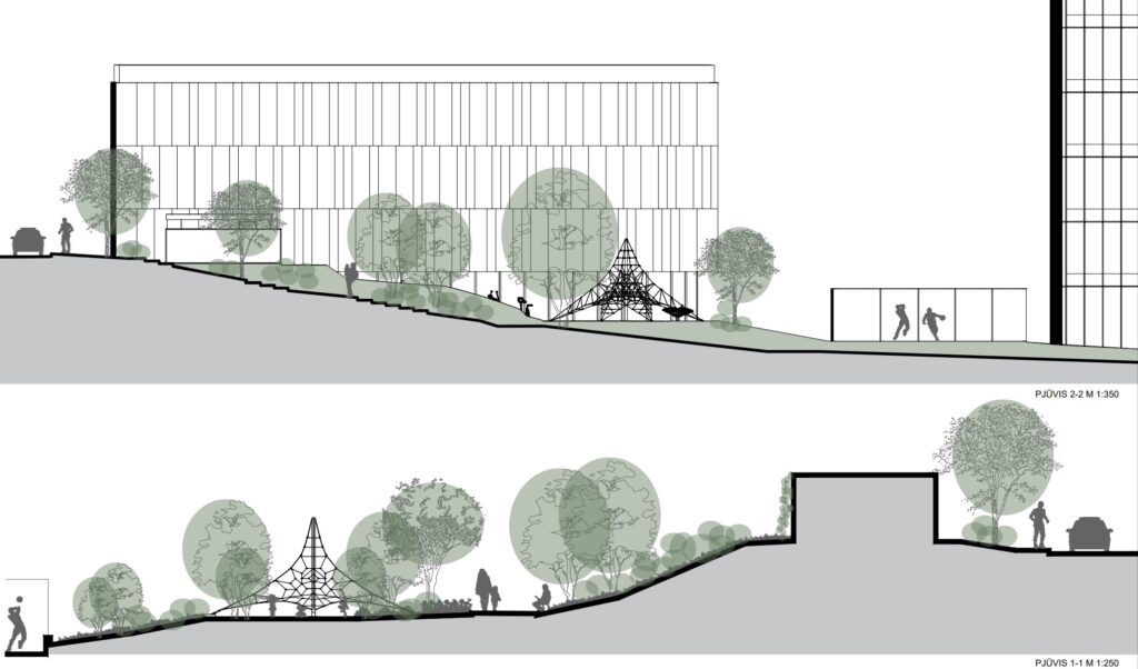 Viešoji erdvė ties Ukmergės g. 126 (Ukmergės g.) - Square - visualization