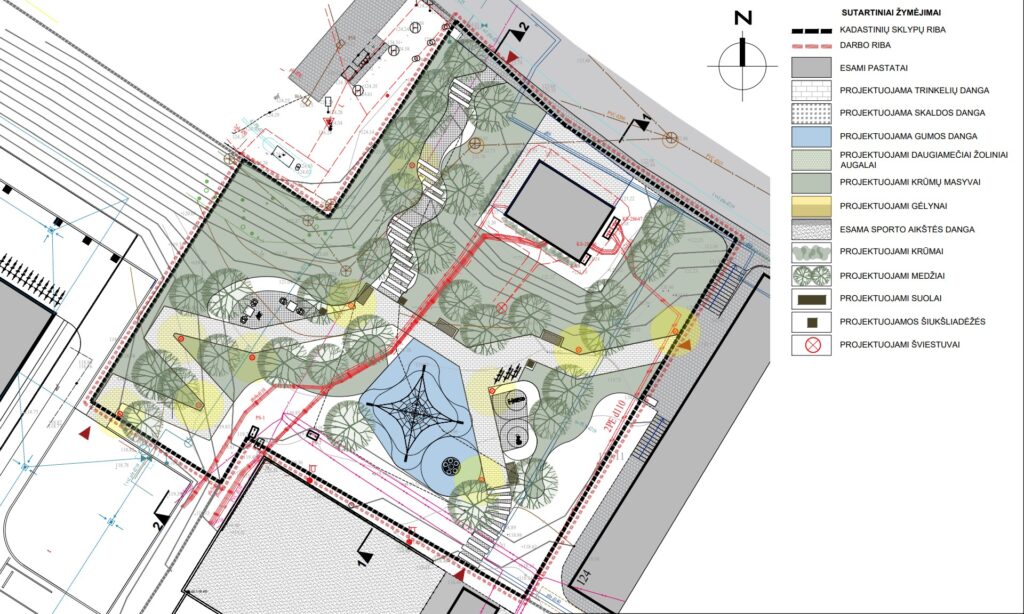 Viešoji erdvė ties Ukmergės g. 126 (Ukmergės g.) - Square - visualization