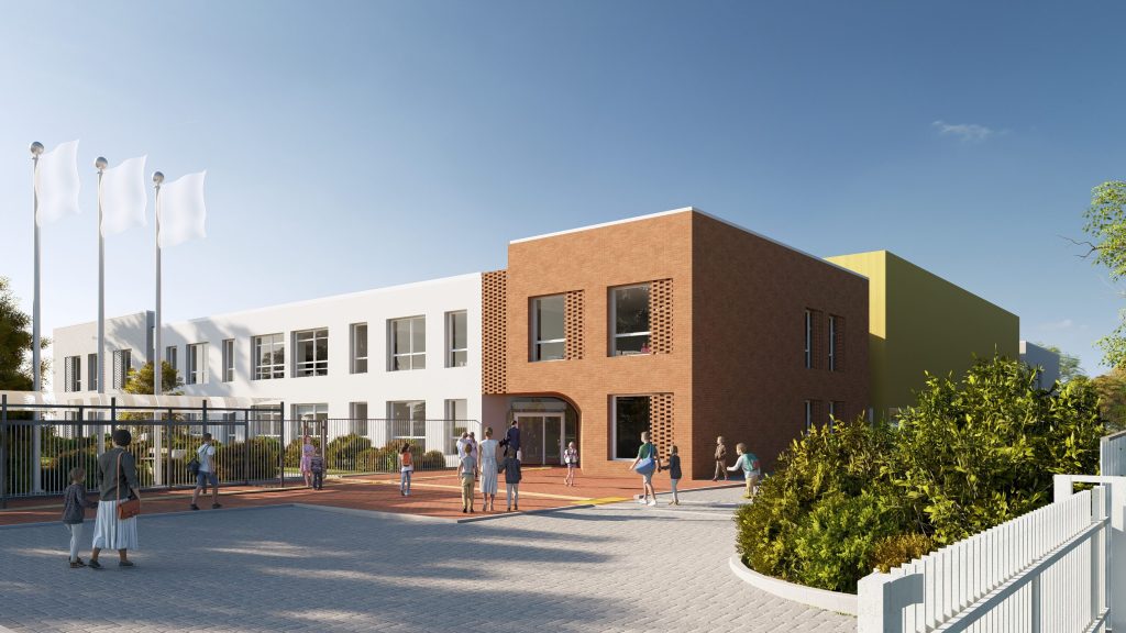 Vyturio pradinė mokyklos rekonstrukcija (Taikos g. 189) - Primary and secondary education - visualization