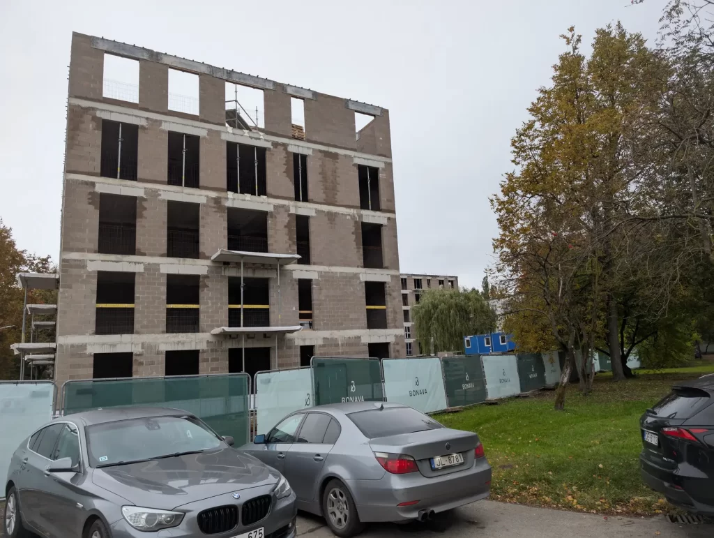 Nīcgales mājas (Nīcgales iela 17A) - Multi apartment - construction photos