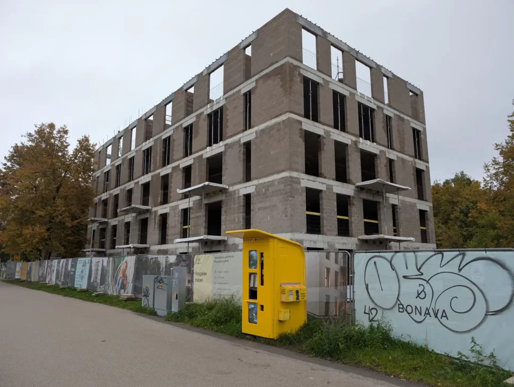 Nīcgales mājas (Nīcgales iela 17A) - Multi apartment - construction photos