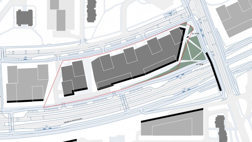 Fabijoniškių g. 2F (Fabijoniškių g. 2F) - Food store, Multi apartment - visualization