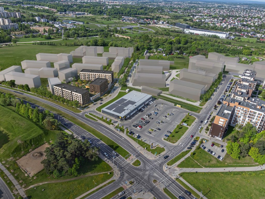 Green Wave 1 etapas (Jazmino, Melisos) (Pumpėnų g. 2) - Multi apartment - visualization