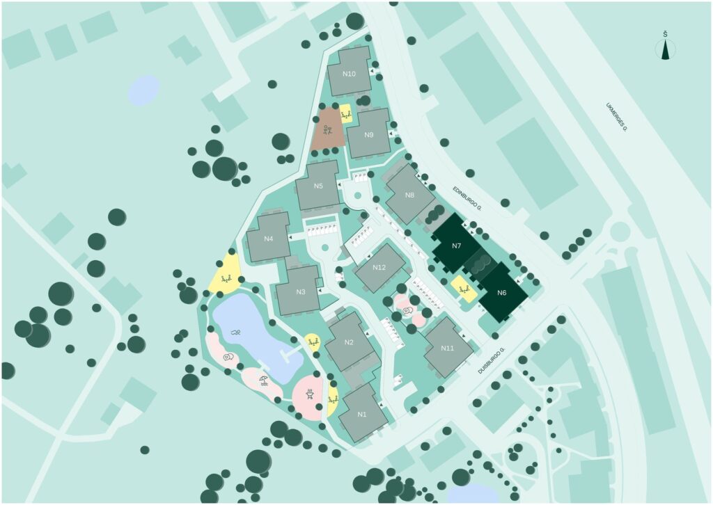 Lake Town 2 etapas (Duisburgo g. 1) - Multi apartment - visualization