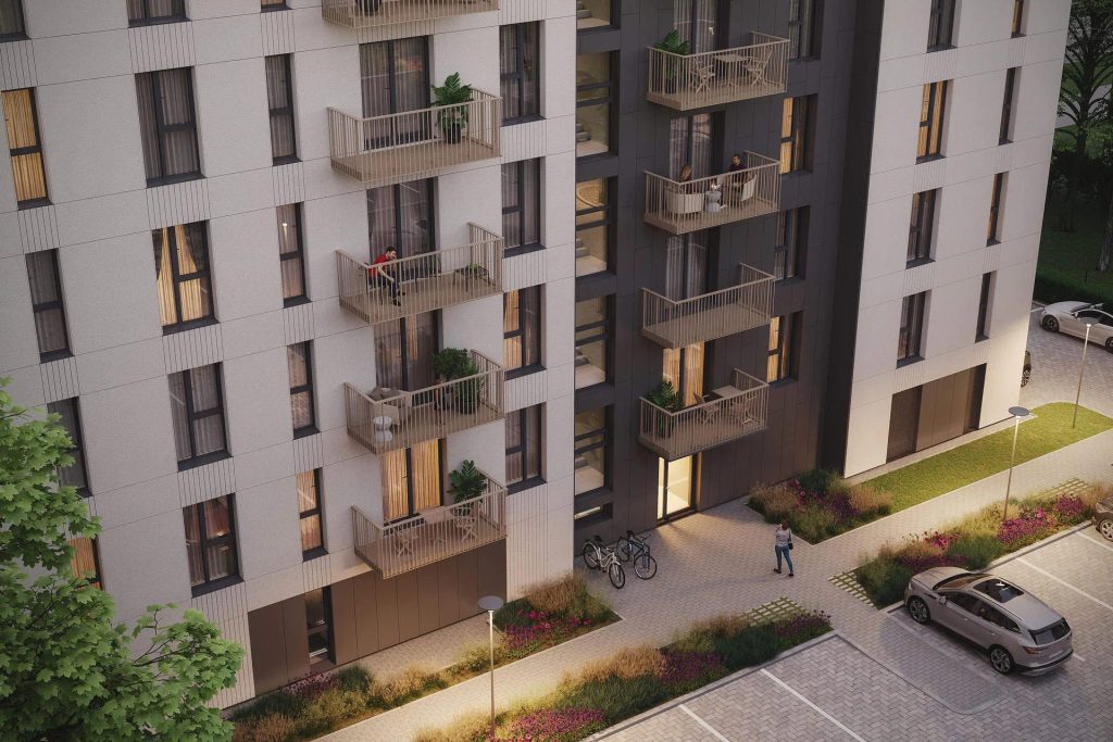 Nīcgales mājas (Nīcgales iela 17A) - Multi apartment - visualization