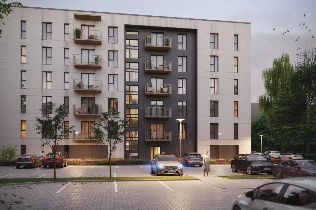 Nīcgales mājas (Nīcgales iela 17A) - Multi apartment - visualization