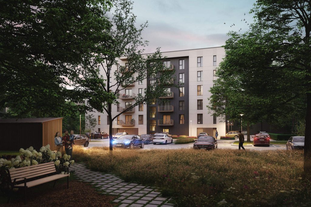 Nīcgales mājas (Nīcgales iela 17A) - Multi apartment - visualization