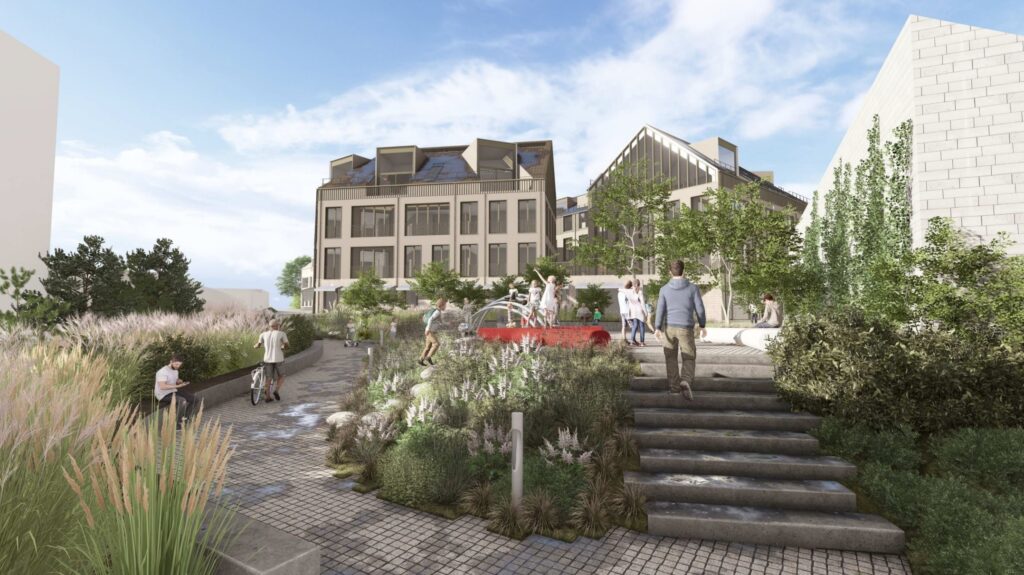 Skveras ties K. Vanagėlio g. 4 ir 6 (K. Vanagėlio g.) - Square - visualization