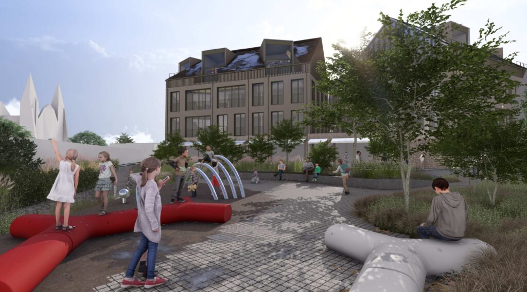 Skveras ties K. Vanagėlio g. 4 ir 6 (K. Vanagėlio g.) - Square - visualization