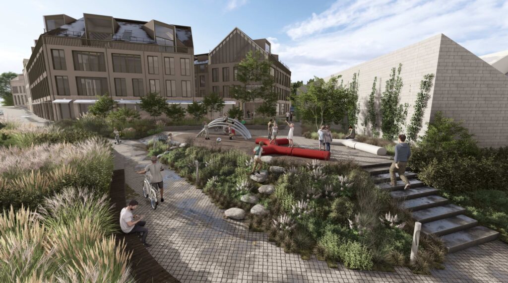 Skveras ties K. Vanagėlio g. 4 ir 6 (K. Vanagėlio g.) - Square - visualization