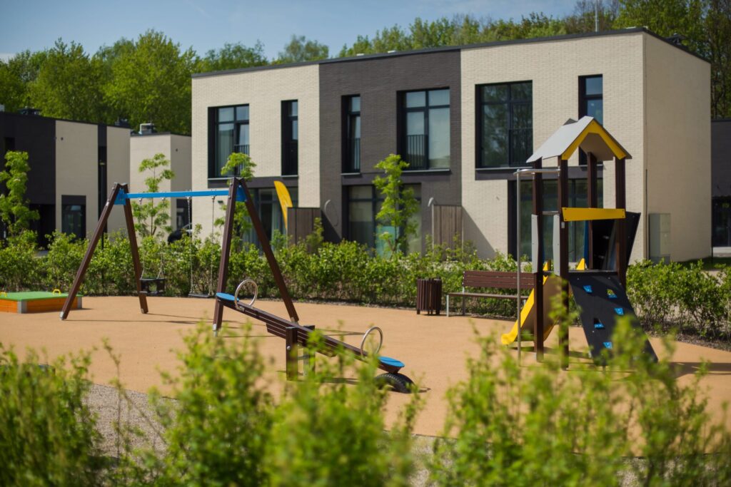 MO Garden 1 etapas (sublokuoti namai) (Mozūriškių g. 188, 200, 202, 204, 206, 208, 210, 212, 222, 224, 226, 228) - Row housing - visualization