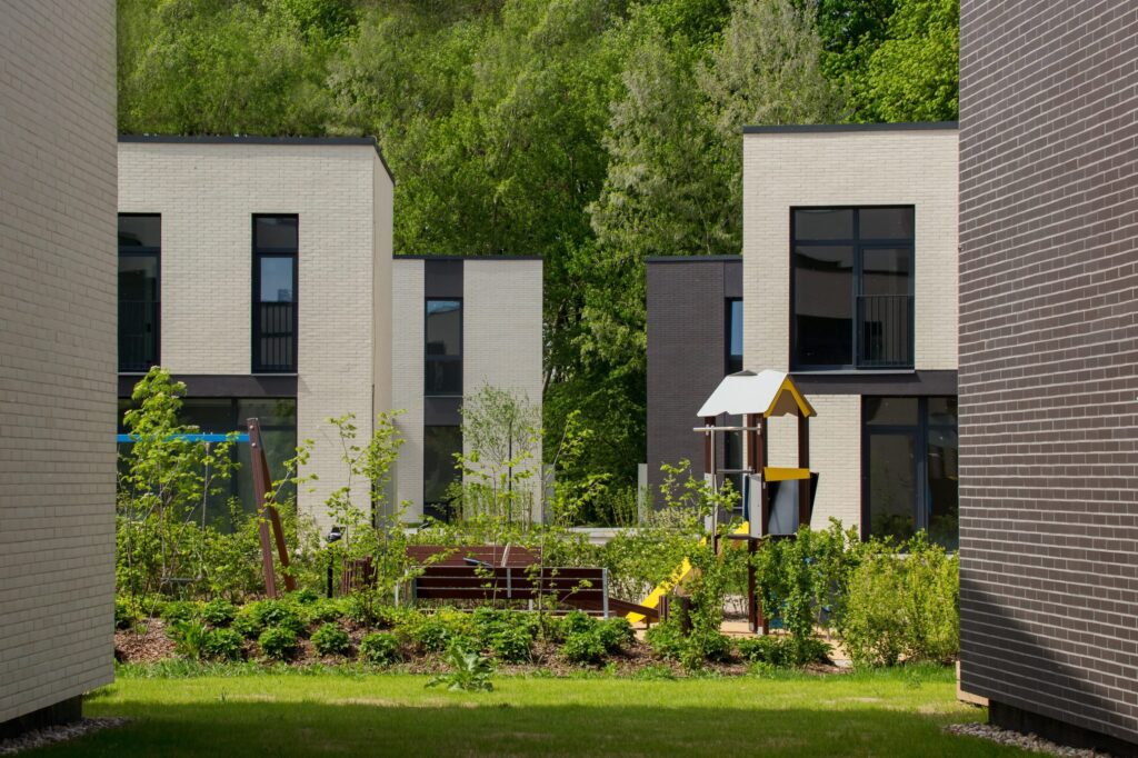 MO Garden 1 etapas (sublokuoti namai) (Mozūriškių g. 188, 200, 202, 204, 206, 208, 210, 212, 222, 224, 226, 228) - Row housing - visualization