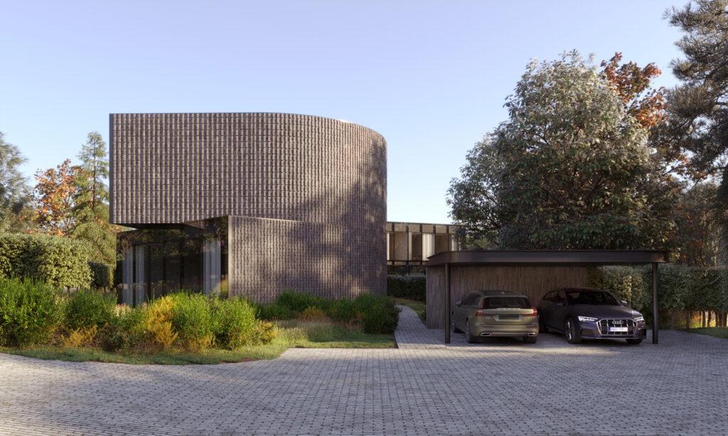 Duonos kalnas 2 etapas (Duonos Kalno g. 28, 30, 32, 34) - Private house community - visualization