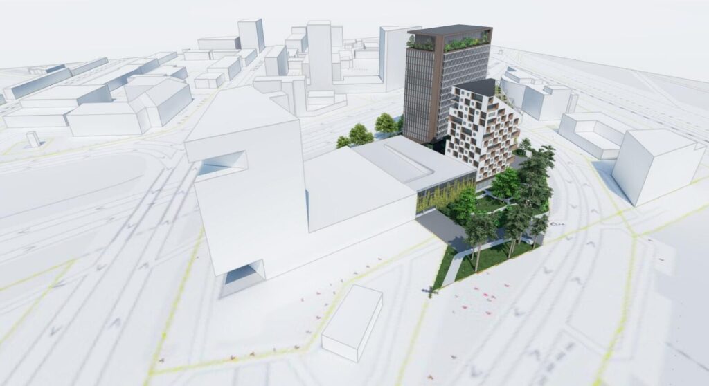 Järvevana tee 11 (Järvevana tee 11) - Daudzdzīvokļu nams, Nepārtikas veikals, Biroju centrs, Cita komerciāla, Autostāvvieta - vizualizācija