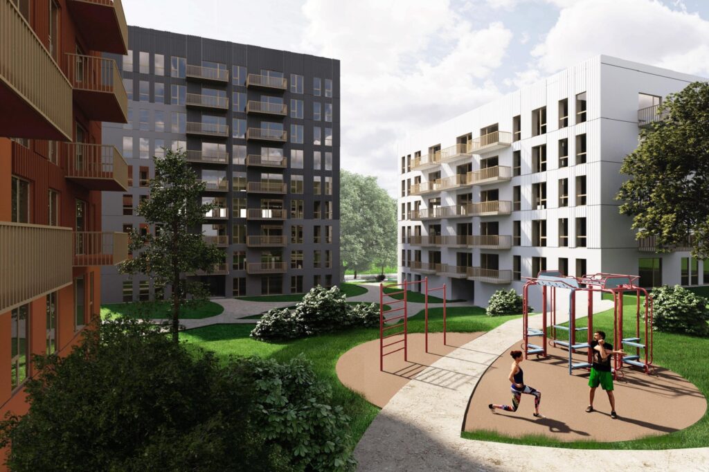 Justiniškių g. 136 (Justiniškių g. 136) - Multi apartment - visualization