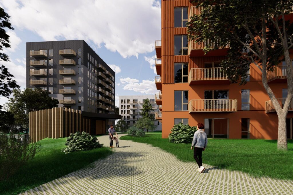 Justiniškių g. 136 (Justiniškių g. 136) - Multi apartment - visualization