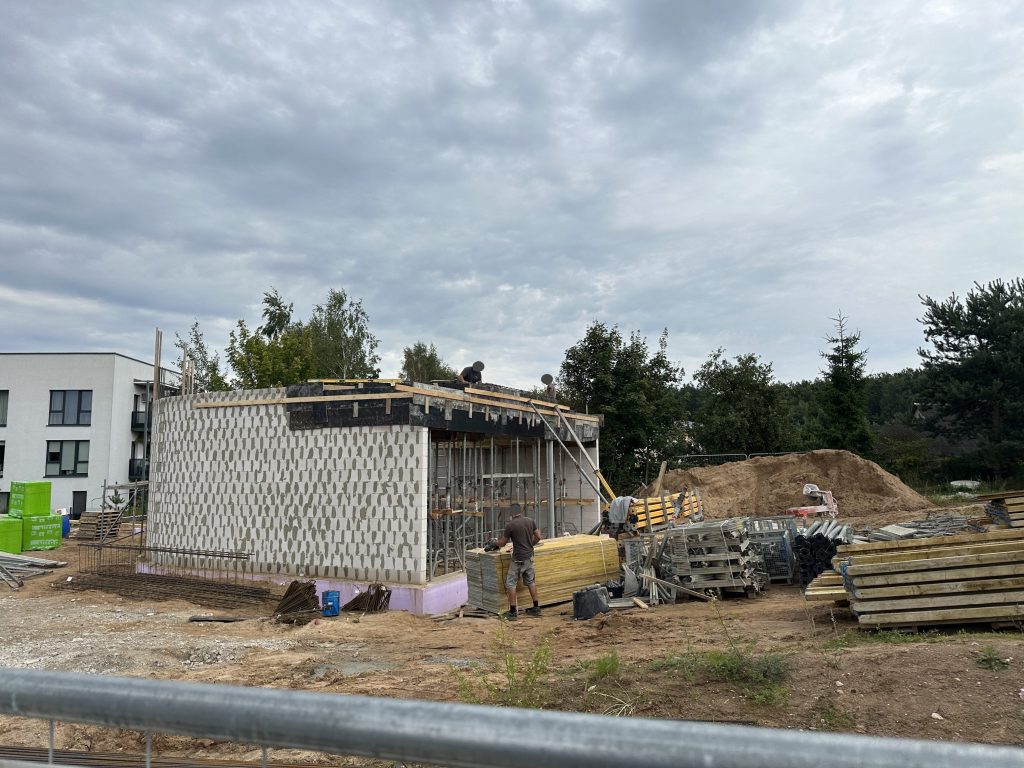 Duonos kalnas 2 etapas (Duonos Kalno g. 28, 30, 32, 34) - Private house community - construction photos