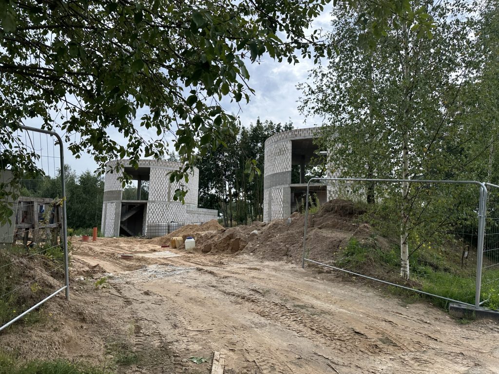 Duonos kalnas 2 etapas (Duonos Kalno g. 28, 30, 32, 34) - Private house community - construction photos